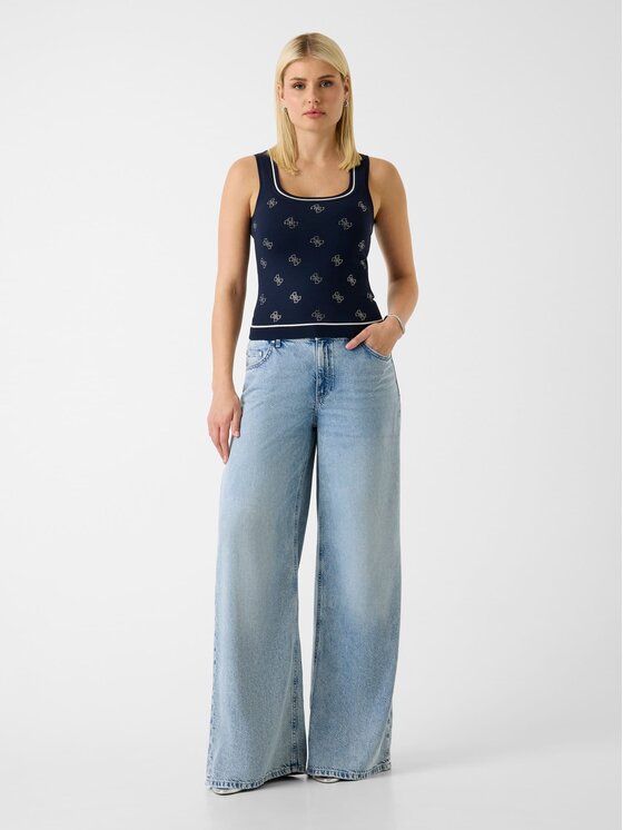 Guess Guess Svetr 181276 Modrá Classic Fit