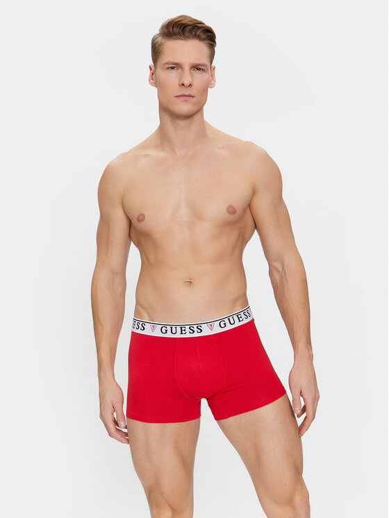 Guess Guess Souprava boxerek U97G01 KCD31 Červená