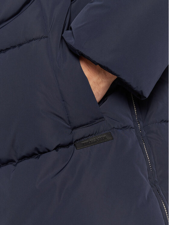 Trussardi Trussardi Zimní bunda Memory 52S00742 Tmavomodrá Regular Fit