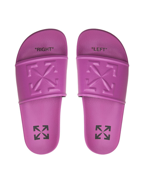 Off-White Off-White Klapki OWIC006S22MAT0013200 Różowy