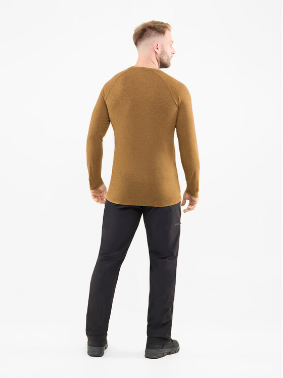 Viking Viking Longsleeve Andali Man Brązowy Regular Fit