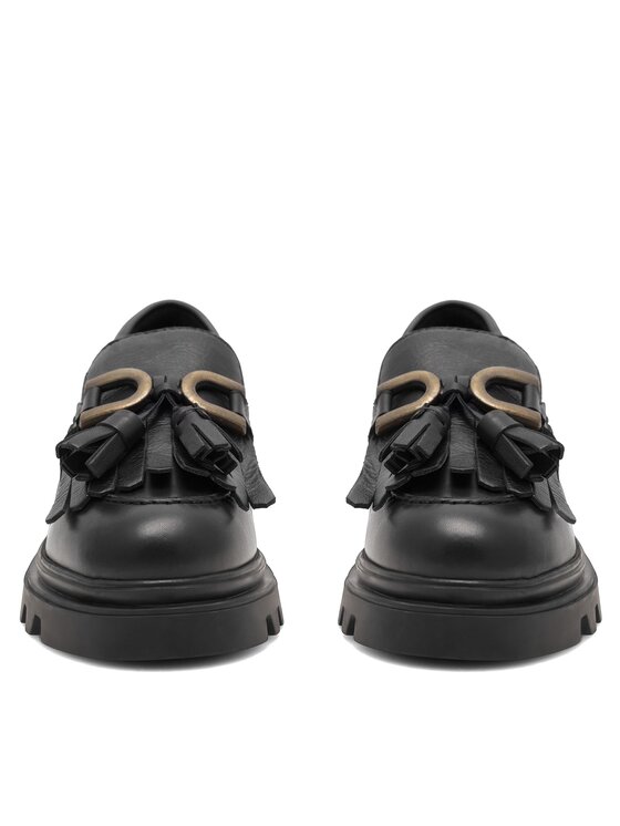 Badura Badura Loafersy 22SS24 Czarny