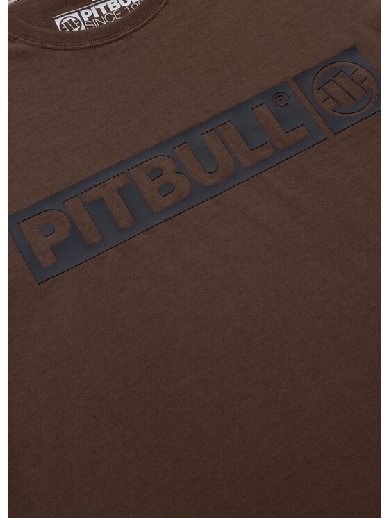 PITBULL PITBULL T-Shirt HILLTOP Brązowy Regular Fit