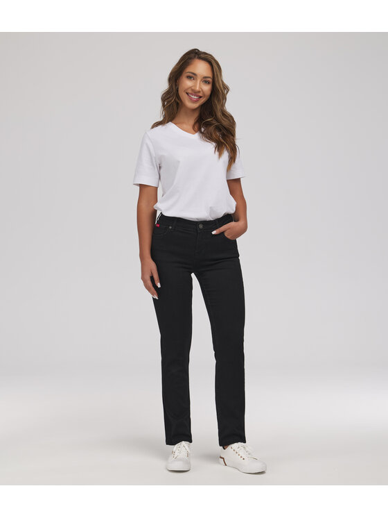Lee Cooper Lee Cooper Jeansy JEANS D KIM 8151 BLACK BLACK Czarny Regular Fit