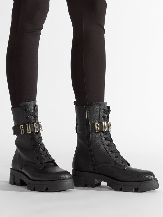Guess Guess Μποτάκια Madox FL8MDX ELE10 Μαύρο