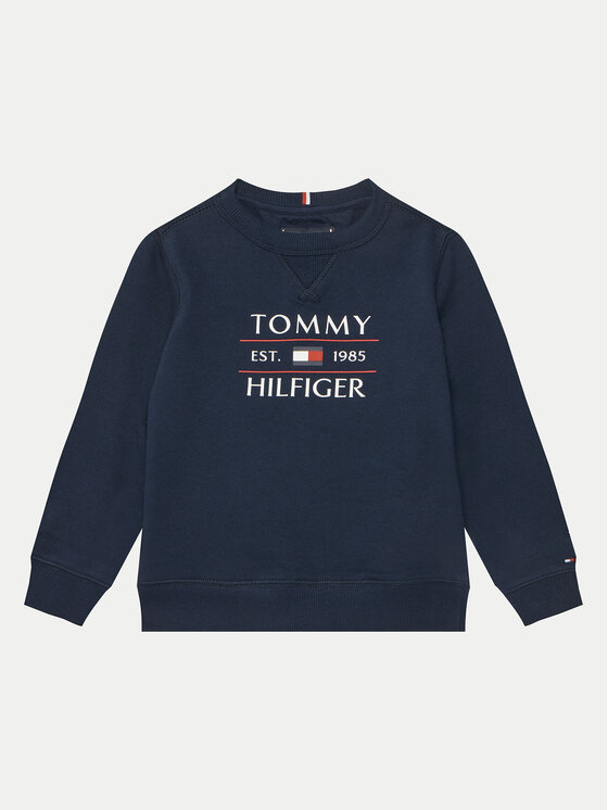 Gyerek Pulóver Tommy Hilfiger, Méret: 7Y, Sötétkék, KB0KB09569 S