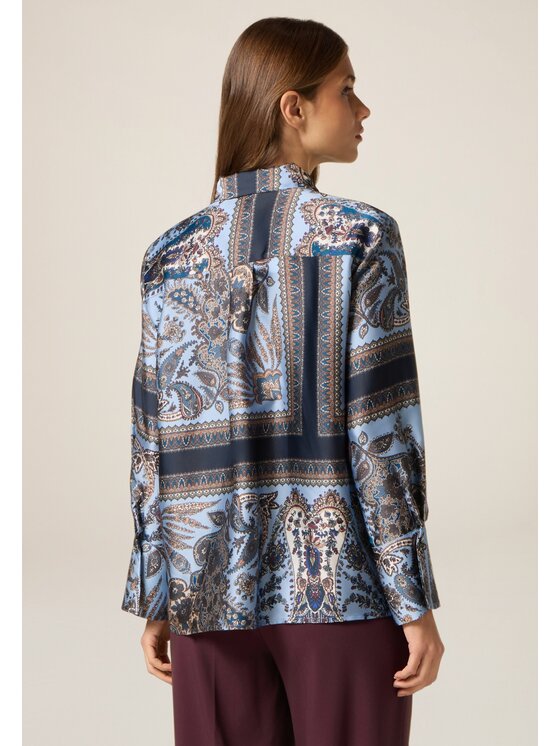 Oltre Oltre Camicia 5044J100879N0Z4 Turchese Regular Fit