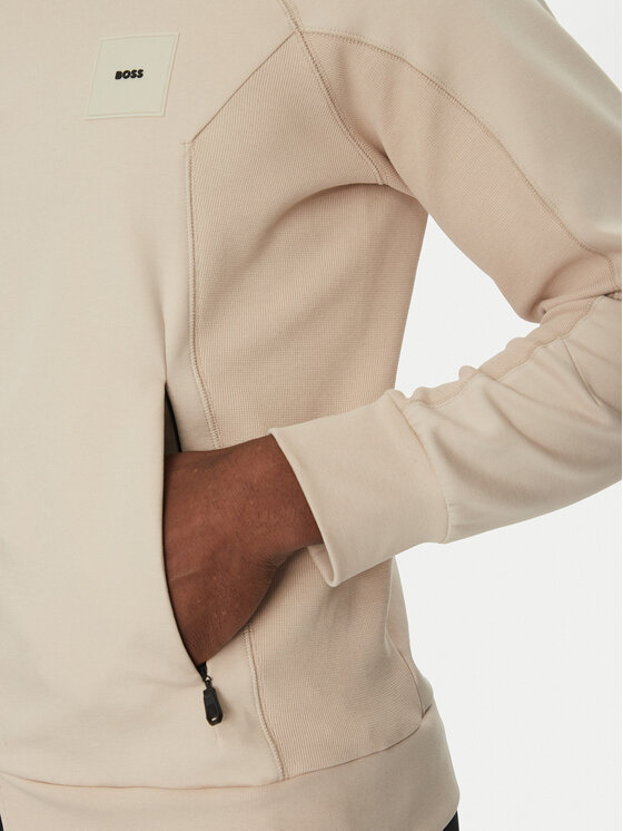 BOSS BOSS Džemperis Skaz 50537205 Smėlio Regular Fit