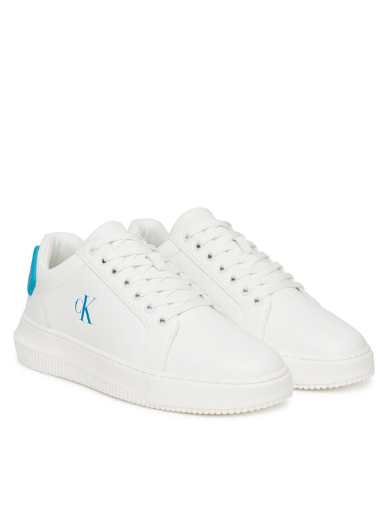 Calvin Klein Jeans Calvin Klein Jeans Сникърси Chunky Cupsole Ru Patch Lth YM0YM01296 Бял