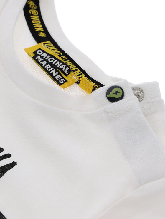 Original Marines Original Marines Bluse DCA0704NM Weiß Regular Fit