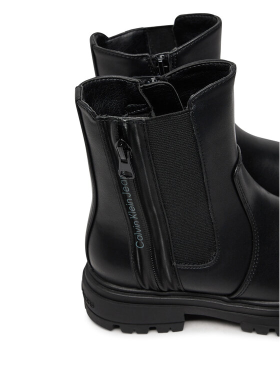 Calvin Klein Jeans Calvin Klein Jeans Botine Chelsea Boot V3A5-81019-1355 S Negru
