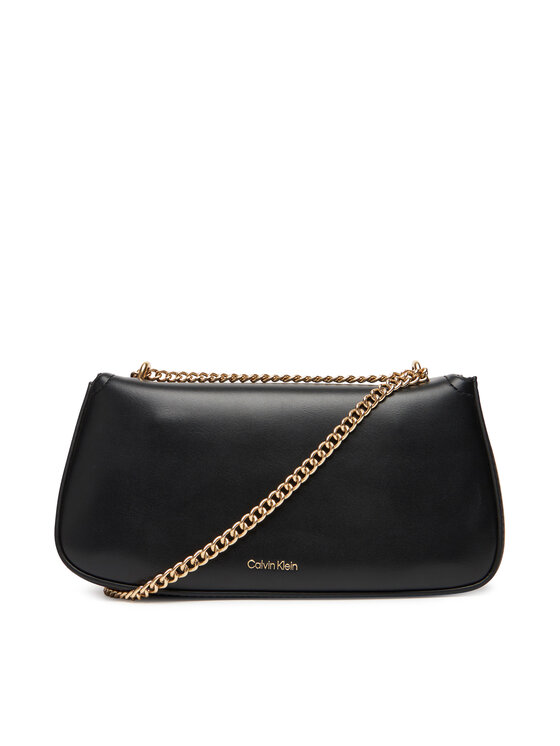 Calvin Klein Calvin Klein Torbica Ck Convertible Chain Small Bag LV04F3172G Crna