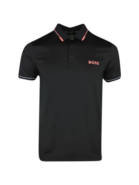 BOSS Boss Polokošile 50506203-002 Černá Slim Fit