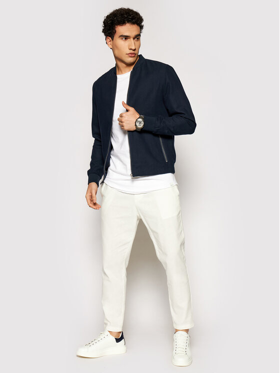 Bomber Josh 12188096 Blu scuro Regular Fit