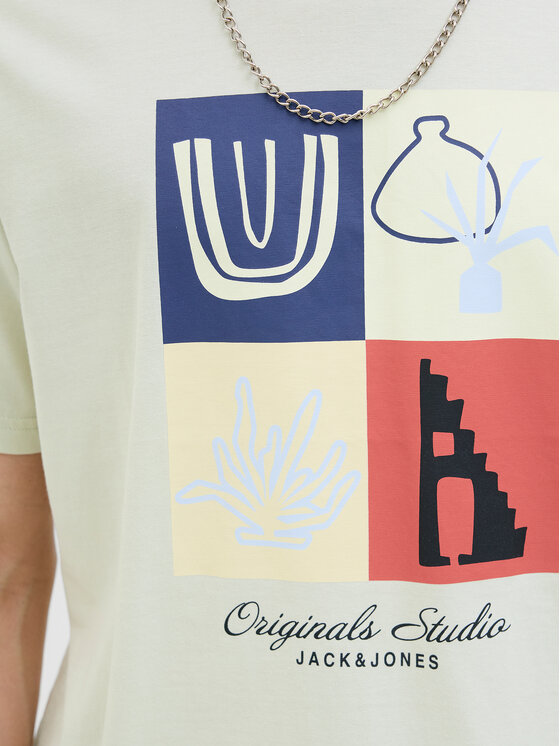 Jack & Jones Jack & Jones T-Shirt Canggu 12277220 Zielony Regular Fit