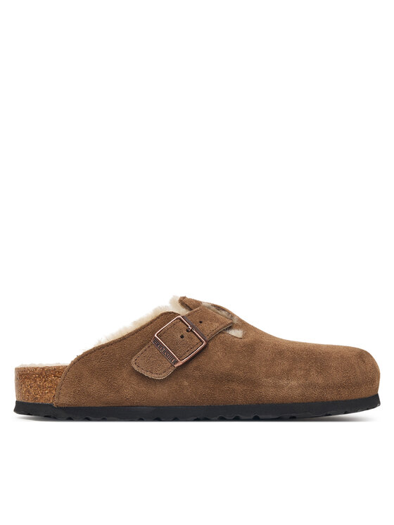 Birkenstock Birkenstock Παντόφλες Boston Shearling 1032440 Καφέ