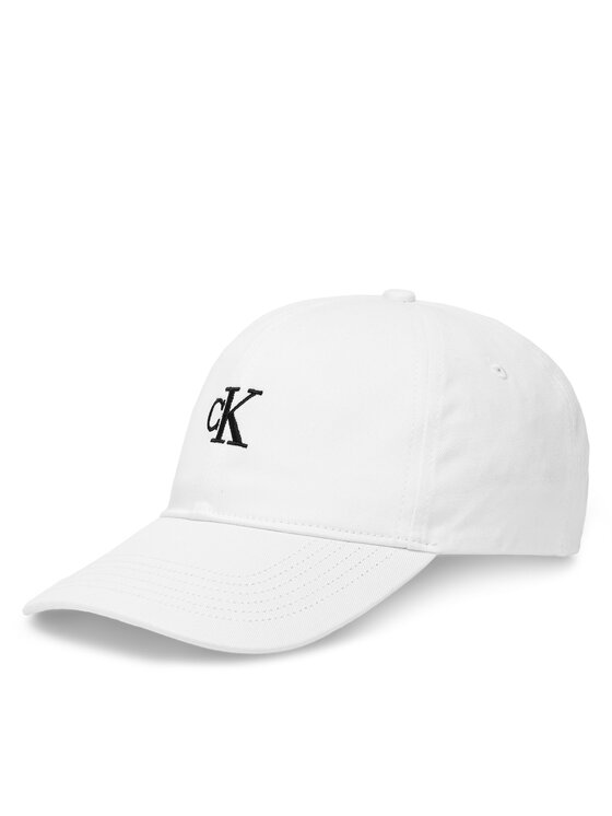 Calvin Klein Jeans Calvin Klein Jeans Czapka z daszkiem Small Monogram LV04K5024G Biały