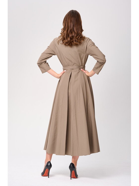 Castellani Castellani Sukienka Diana Zielony Regular Fit