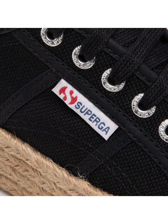 Superga Superga Espadrile 2790 Rope S51186W Negru