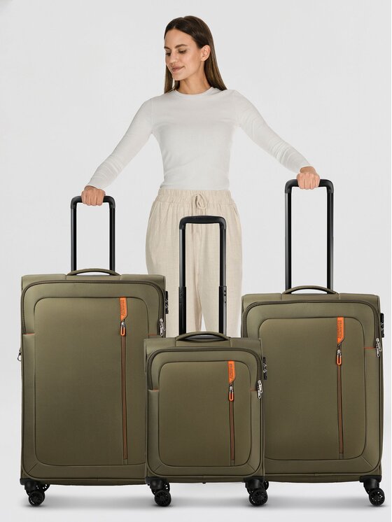 American Tourister American Tourister Komplet walizek 330310 Zielony