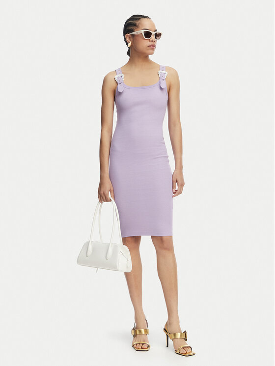 Versace Jeans Versace Jeans Kleid für den Alltag 80HAO943 J0198 Violett Slim Fit