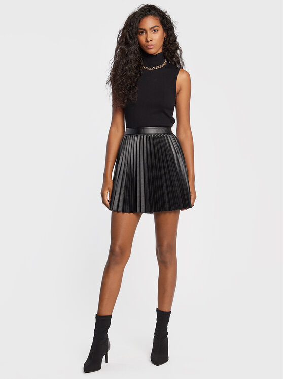 Gonna plissettata G0H7BBG000 Nero Regular Fit