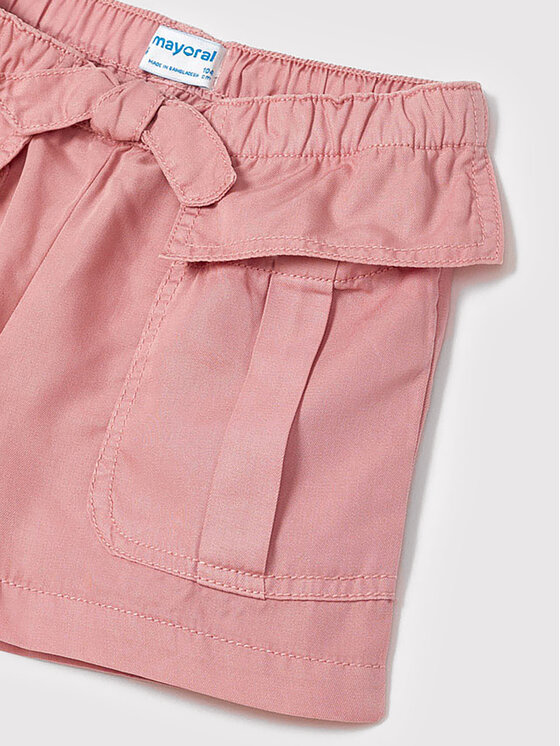 Mayoral Mayoral Pantaloncini di tessuto 3274 Rosa Regular Fit