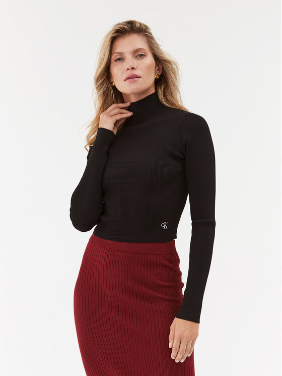 Calvin Klein Jeans Calvin Klein Jeans Поло J20J222722 Черен Slim Fit