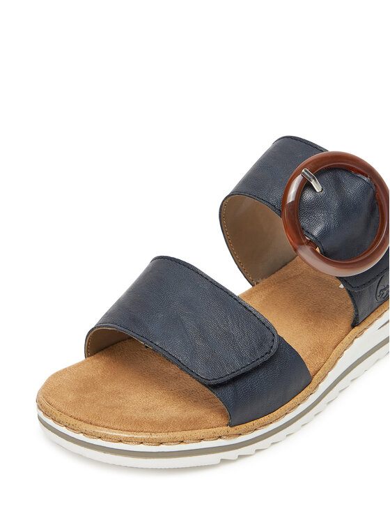 Rieker Rieker Şlapi V0692-14 Bleumarin