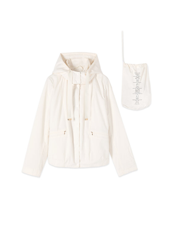 Oltre Oltre Kurtka puchowa F041R001544N021 Biały Over Fit