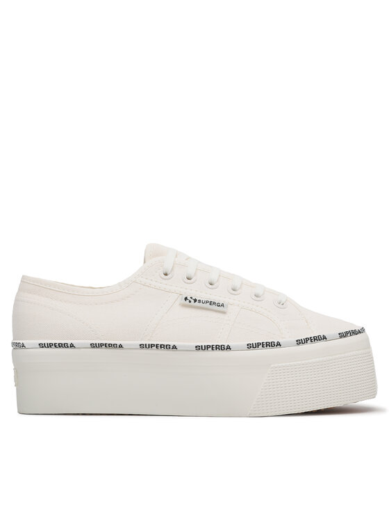 Superga Superga Kedai 2790 Logo Piping S3125LW Balta