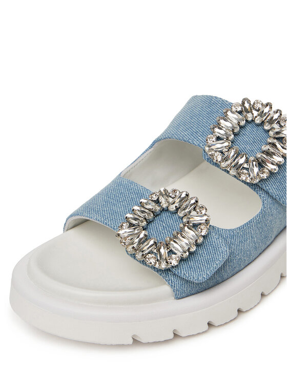 Eva Minge Eva Minge Şlapi LILY-VII75-06-1 Albastru