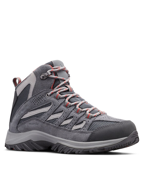 Columbia Columbia Παπούτσια πεζοπορίας Crestwood Mid Waterproof 2099861 Γκρι