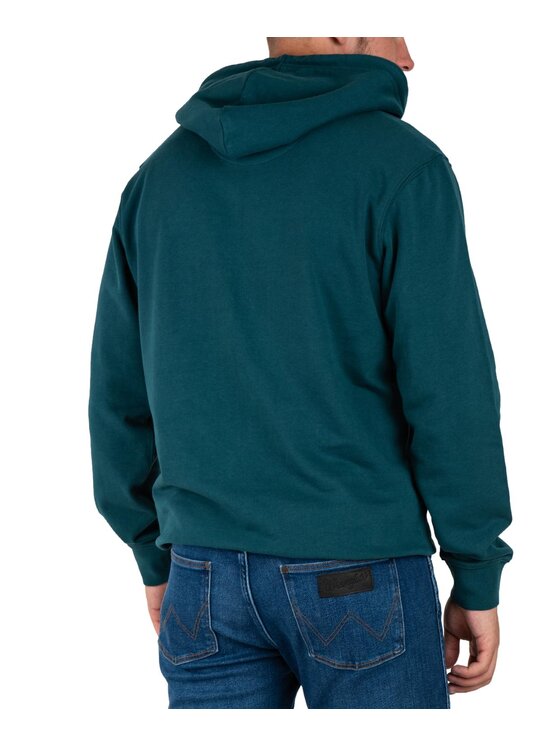 Wrangler Wrangler Bluza W651I3G03 Zielony Regular Fit