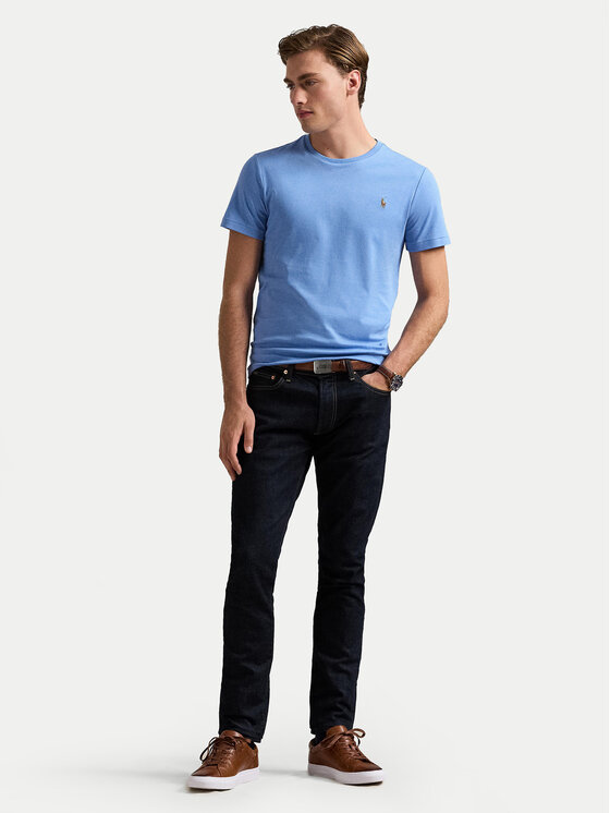 Polo Ralph Lauren Polo Ralph Lauren T-Shirt 710740727086 Modrá Slim Fit