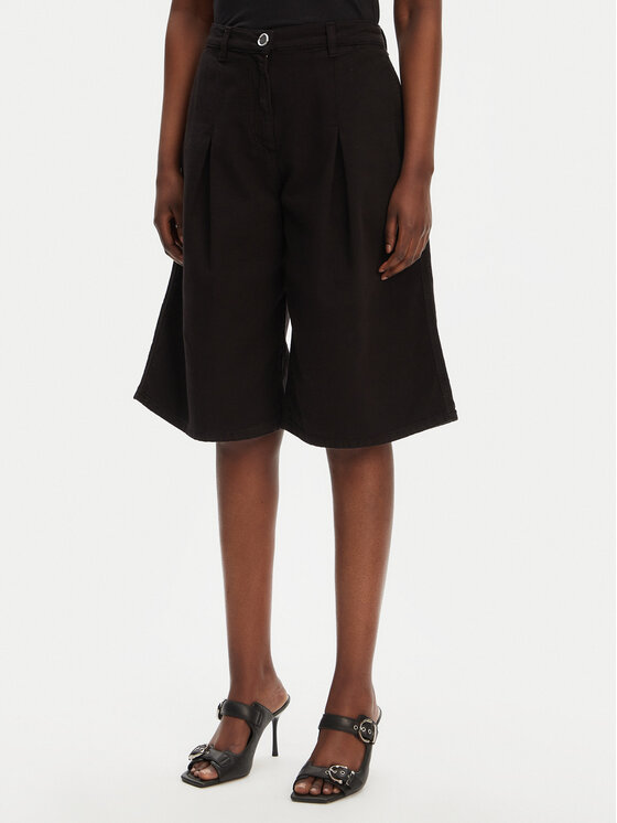 PINKO PINKO Bermudy Pascal 105245 A2M8 Černá Relaxed Fit
