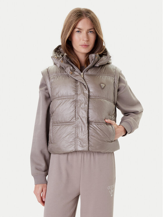 Női Ujjatlan Guess, Méret: XXL, Szürke, W5YL11 WHDO2