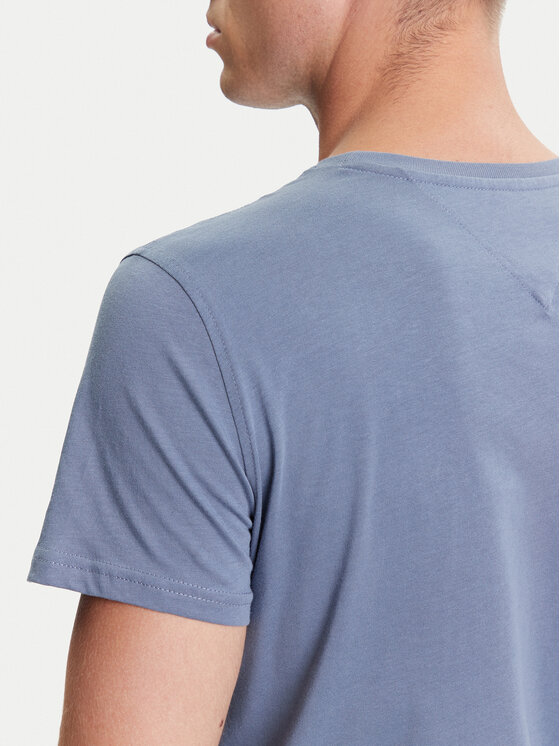 Tommy Jeans Tommy Jeans T-Shirt DM0DM04411 Modrá Slim Fit
