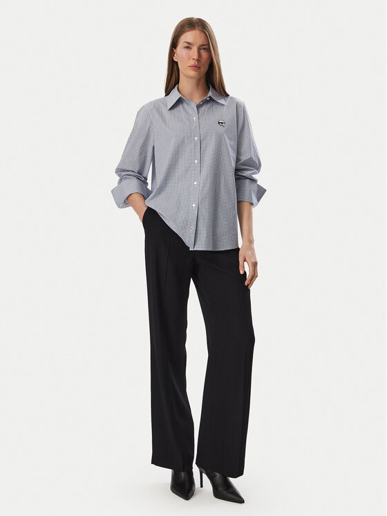 KARL LAGERFELD KARL LAGERFELD Πουκάμισο B4W11008 Λευκό Regular Fit