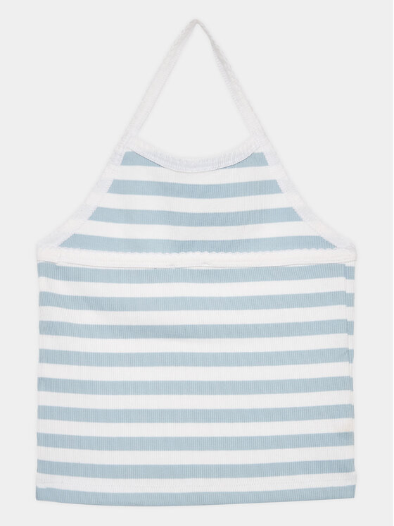 United Colors Of Benetton United Colors Of Benetton Top 3OIWCH00Z Niebieski Regular Fit