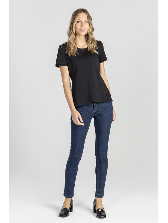 Deni Cler Milano Deni Cler Milano T-Shirt T-DC-T250-E5-10-90-1 Czarny Regular Fit
