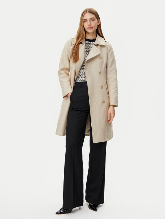 Morgan Morgan Tenchcoat 251-GSELAM Beige Regular Fit