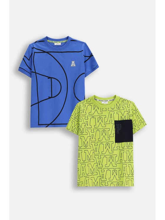 Coccodrillo Coccodrillo T-Shirt ZC5145401XXB-022 Kolorowy Regular Fit