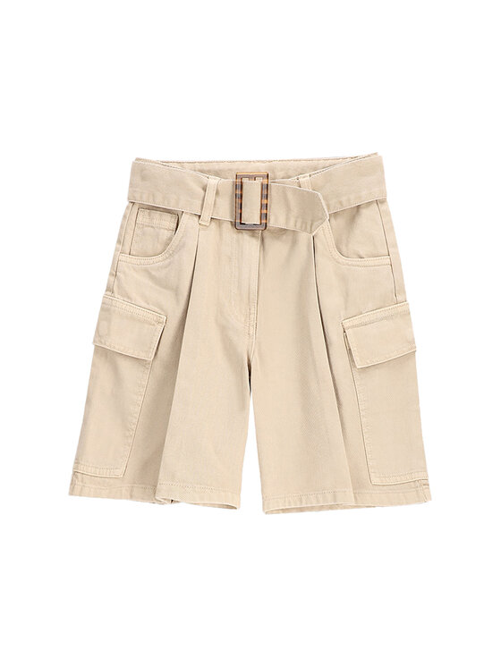 Coccodrillo Coccodrillo Шорти от плат WC5119501NGJ Бежов Regular Fit
