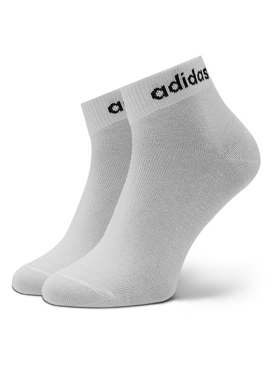 adidas adidas Kratke čarape Think Linear Ankle Socks 3 Pairs IC1306 Siva