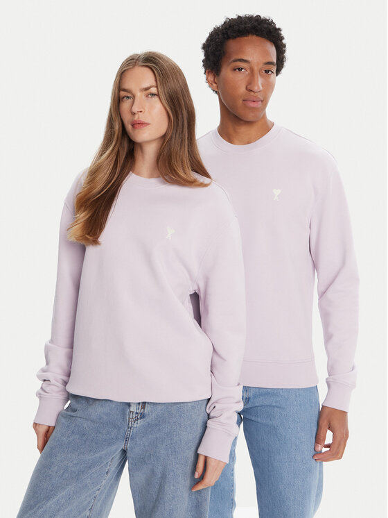 AMI PARIS AMI PARIS Felpa HSW060.730 Viola Regular Fit
