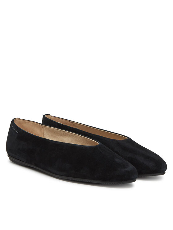 Calvin Klein Calvin Klein Baleriny Ballerina Round Hw Sue HW0HW02565 Czarny