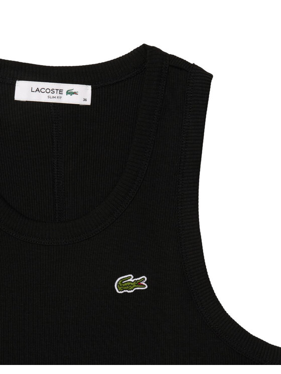 Lacoste Lacoste T-Shirt TF5388 Μαύρο Slim Fit