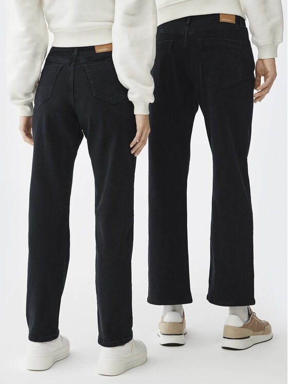 Americanos Americanos Blugi Unisex Delaware Negru Straight Leg