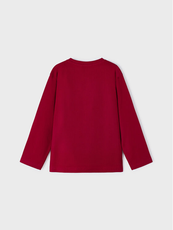 Mayoral Mayoral Bluzka 4.025 Czerwony Regular Fit